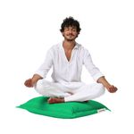 Casa si Gradina - Gradina si terasa - Mobilier exterior - Perne decorative exterior - Puf exterior, Hanah Home, poliester impermeabil, verde, 70x70 cm - Infinity.ro