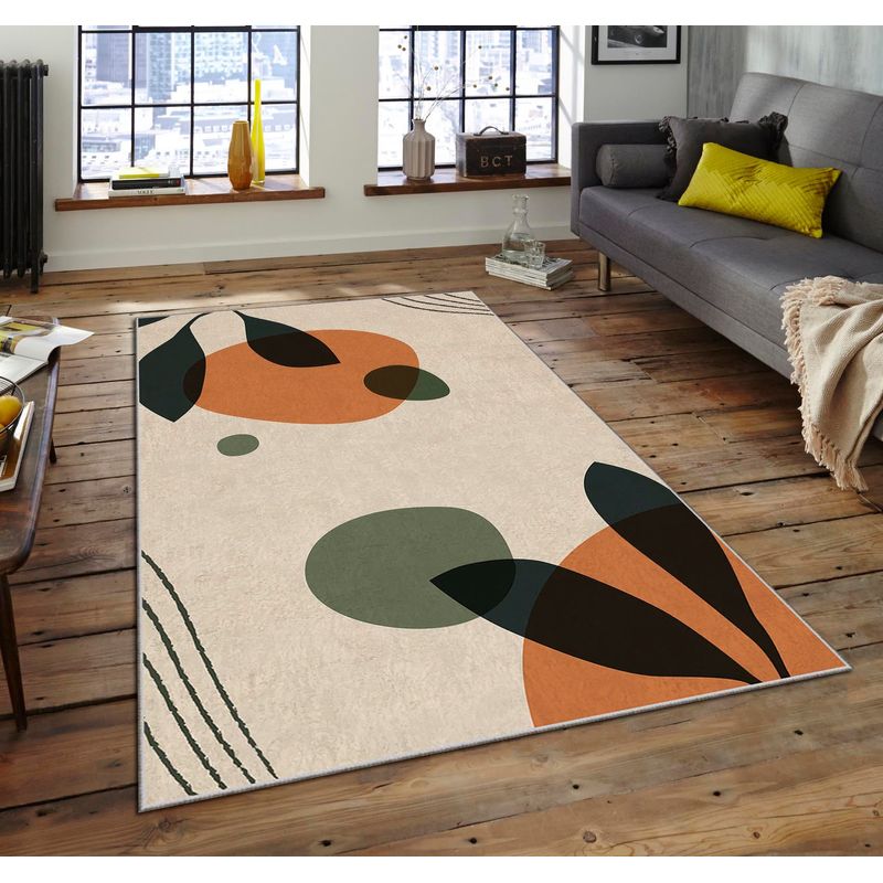Casa si Gradina - Textile si covoare - Covoare - Covoare casa - Covor, Conceptum Hypnose, multicolor, 160x230 cm, 100% poliester, antiderapant, 288NGR1809 - Infinity.ro