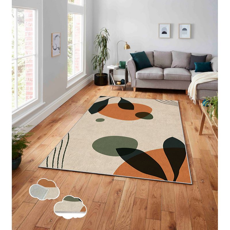 Casa si Gradina - Textile si covoare - Covoare - Covoare casa - Covor, Conceptum Hypnose, multicolor, 160x230 cm, 100% poliester, antiderapant, 288NGR1809 - Infinity.ro