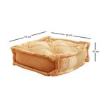 Casa si Gradina - Textile si covoare - Perne si pilote - Perne decorative - Perna decorativa, Atelier Del Sofa, galben, 55x55x16 cm, catifea - Infinity.ro