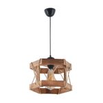 Casa si Gradina - Corpuri si surse de iluminat - Lustre si pendule - Candelabru, Opviq, lemn, maro, 26x30x65 cm - Infinity.ro
