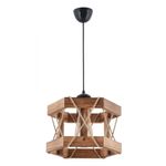 Casa si Gradina - Corpuri si surse de iluminat - Lustre si pendule - Candelabru, Opviq, lemn, maro, 26x30x65 cm - Infinity.ro