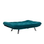 Casa si Gradina - Mobilier - Canapele si coltare - Canapele - Canapea extensibila, Hanah Home, material textil, verde petrol, 175x100 cm - Infinity.ro