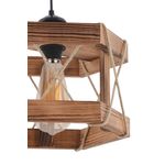 Casa si Gradina - Corpuri si surse de iluminat - Lustre si pendule - Candelabru, Opviq, lemn, maro, 26x30x65 cm - Infinity.ro