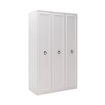 Casa si Gradina - Mobilier - Dulapuri si sifoniere - Sifoniere - Sifonier, Hanah Home, pal melaminat, alb, 103x52x185 cm - Infinity.ro