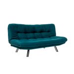 Casa si Gradina - Mobilier - Canapele si coltare - Canapele - Canapea extensibila, Hanah Home, material textil, verde petrol, 175x100 cm - Infinity.ro