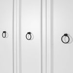 Casa si Gradina - Mobilier - Dulapuri si sifoniere - Sifoniere - Sifonier, Hanah Home, pal melaminat, alb, 103x52x185 cm - Infinity.ro