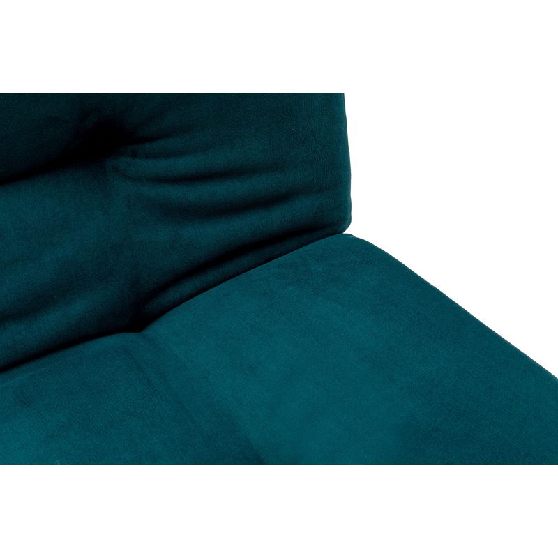 Casa si Gradina - Mobilier - Canapele si coltare - Canapele - Canapea extensibila, Hanah Home, material textil, verde petrol, 175x100 cm - Infinity.ro