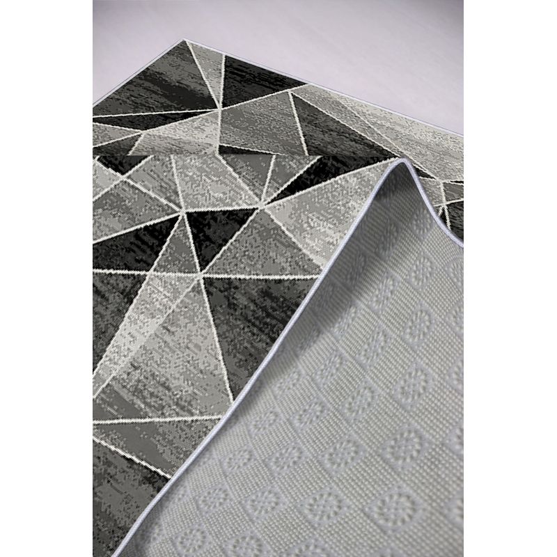 Casa si Gradina - Textile si covoare - Covoare - Covoare casa - Covor, Conceptum Hypnose, gri, 120x180 cm, 100% poliester, antiderapant, 212HFT3496 - Infinity.ro