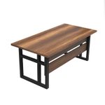 Casa si Gradina - Mobilier - Mese si birouri - Birouri - Birou de studiu, Hanah Home, panou de particule melaminat, nuc, 180x90x73 cm - Infinity.ro