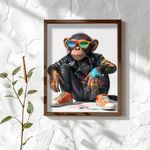 Casa si Gradina - Decoratiuni - Tablouri - Tablou decorativ inramat, Wallxpert, mdf, multicolor, 35x47x3.5 cm, 856EVL1483 - Infinity.ro