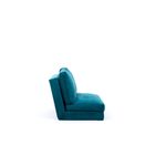 Casa si Gradina - Mobilier - Canapele si coltare - Canapele - Canapea extensibila, Hanah Home, metal, verde petrol, 185x120 cm - Infinity.ro