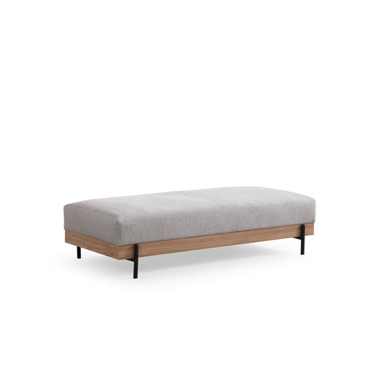 Casa si Gradina - Mobilier - Scaune si fotolii - Tabureti - Taburet, Atelier Del Sofa, lemn de fag si pal, gri, 158x68x38 cm, 560ARE2135 - Infinity.ro