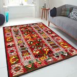 Casa si Gradina - Textile si covoare - Covoare - Covoare casa - Covor, Conceptum Hypnose, catifea, multicolor, 80x120 cm, antiderapant, 599HFT1223 - Infinity.ro