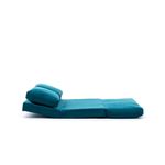 Casa si Gradina - Mobilier - Canapele si coltare - Canapele - Canapea extensibila, Hanah Home, metal, verde petrol, 185x120 cm - Infinity.ro