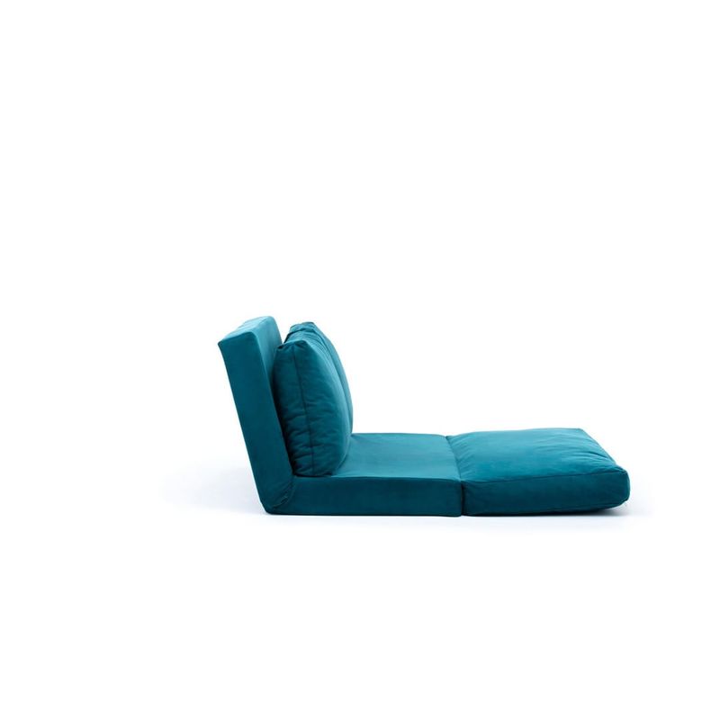 Casa si Gradina - Mobilier - Canapele si coltare - Canapele - Canapea extensibila, Hanah Home, metal, verde petrol, 185x120 cm - Infinity.ro