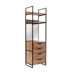 Casa si Gradina - Mobilier - Dulapuri si sifoniere - Sifoniere - Sifonier, Hanah Home, pal melaminat, pin atlantic, 64x225x52 cm - Infinity.ro
