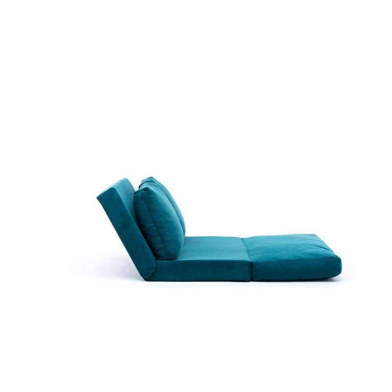 Casa si Gradina - Mobilier - Canapele si coltare - Canapele - Canapea extensibila, Hanah Home, metal, verde petrol, 185x120 cm - Infinity.ro