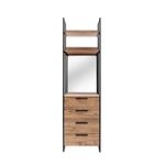 Casa si Gradina - Mobilier - Dulapuri si sifoniere - Sifoniere - Sifonier, Hanah Home, pal melaminat, pin atlantic, 64x225x52 cm - Infinity.ro