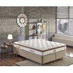 Casa si Gradina - Mobilier - Saltele si somiere - Saltele - Saltea, Hanah Home, tesatura matlasata, alb maro, 160x200x25 cm - Infinity.ro