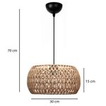 Casa si Gradina - Corpuri si surse de iluminat - Lustre si pendule - Candelabru, Opviq, metal, natural, inaltime reglabila 22-70 cm, 780SGN4763 - Infinity.ro