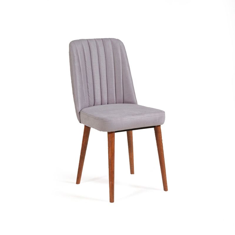 Casa si Gradina - Mobilier - Scaune si fotolii - Scaune - Scaun, Hanah Home, catifea, nuc soho, 47x46x89 cm - Infinity.ro