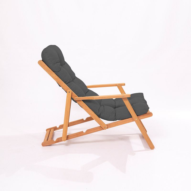 Casa si Gradina - Gradina si terasa - Mobilier exterior - Seturi mobila gradina - Set mobilier gradina, Hanah Home, lemn fag, gri natural, 3 piese - Infinity.ro