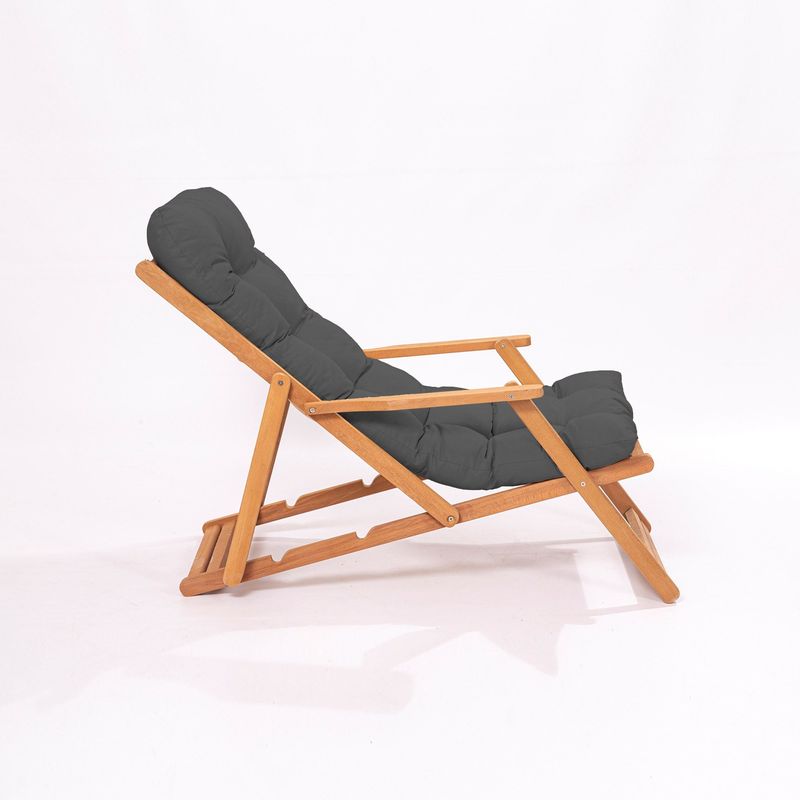 Casa si Gradina - Gradina si terasa - Mobilier exterior - Seturi mobila gradina - Set mobilier gradina, Hanah Home, lemn fag, gri natural, 3 piese - Infinity.ro