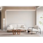 Casa si Gradina - Mobilier - Canapele si coltare - Canapele - Canapea 3 locuri, Hanah Home, lemn fag si pal, alb, 220x98x78 cm, 560ARE2120 - Infinity.ro
