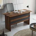Casa si Gradina - Mobilier - Mese si birouri - Birouri - Set mobilier birou, Hanah Home, pal melaminat, nuc antracit, 956LCS2110 - Infinity.ro