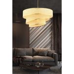 Casa si Gradina - Corpuri si surse de iluminat - Lustre si pendule - Candelabru, Opviq, corp metalic, camel, 40x40x72 cm - Infinity.ro