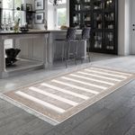 Casa si Gradina - Textile si covoare - Covoare - Covoare casa - Covor, Conceptum Hypnose, bej, 80x150 cm, 100% poliester, antiderapant, lavabil la masina, 955ANR3342 - Infinity.ro