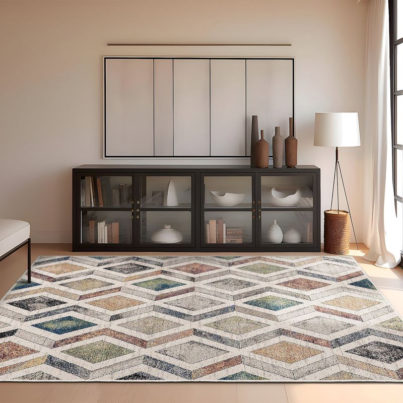 Casa si Gradina - Textile si covoare - Covoare - Covoare casa - Covor, Conceptum Hypnose, multicolor, 180x280 cm, 70% bumbac, 30% poliester, antiderapant, 625HFT5711 - Infinity.ro
