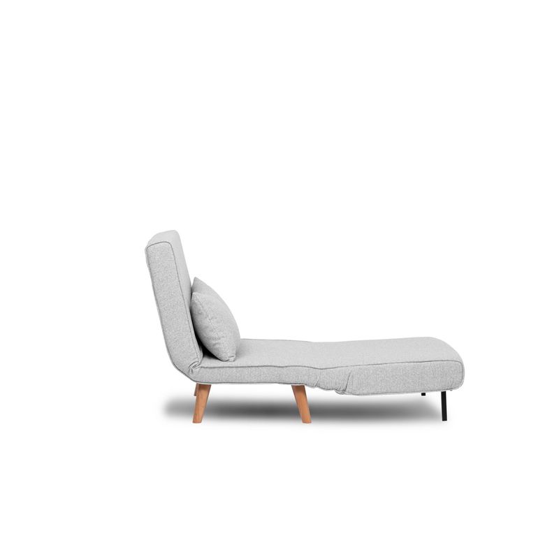 Casa si Gradina - Mobilier - Canapele si coltare - Canapele - Canapea extensibila, Hanah Home, teddy, gri, 80x79x80 cm - Infinity.ro
