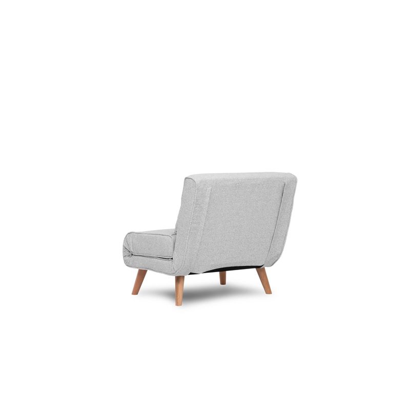 Casa si Gradina - Mobilier - Canapele si coltare - Canapele - Canapea extensibila, Hanah Home, teddy, gri, 80x79x80 cm - Infinity.ro
