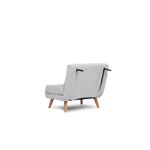 Casa si Gradina - Mobilier - Canapele si coltare - Canapele - Canapea extensibila, Hanah Home, teddy, gri, 80x79x80 cm - Infinity.ro