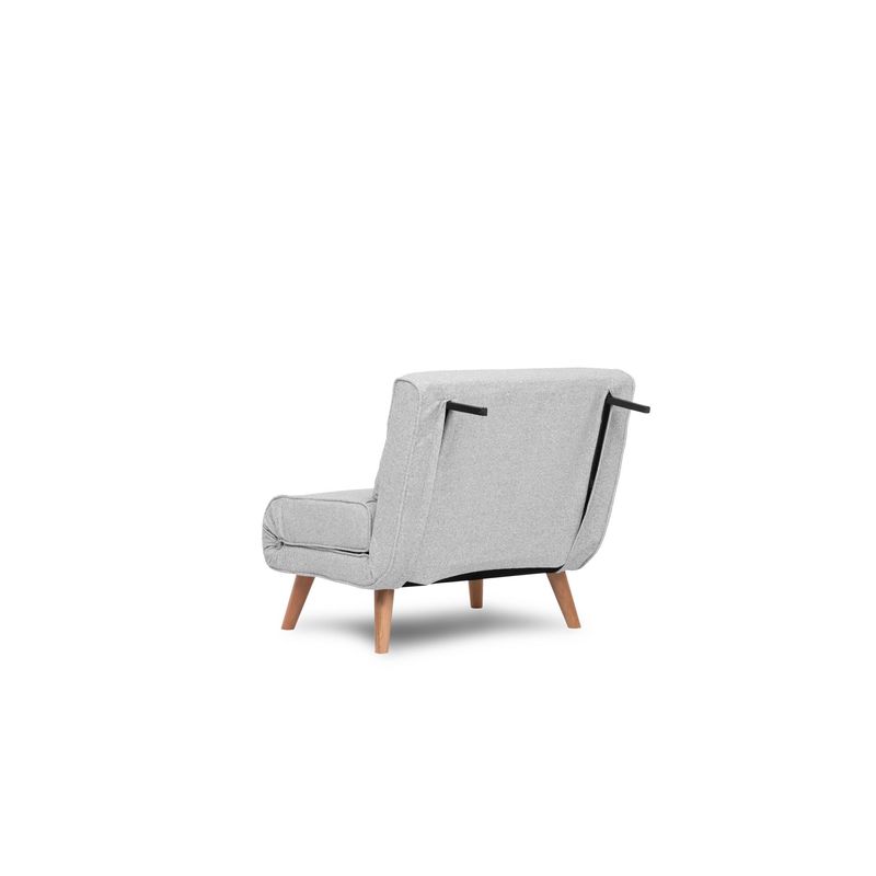 Casa si Gradina - Mobilier - Canapele si coltare - Canapele - Canapea extensibila, Hanah Home, teddy, gri, 80x79x80 cm - Infinity.ro