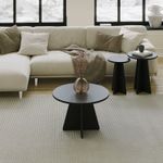Casa si Gradina - Mobilier - Mese si birouri - Masute de cafea - Set masute de cafea, Hanah Home, pal melaminat, negru, 60x40x60 cm, 40x50x40 cm, 30x45x30 cm - Infinity.ro