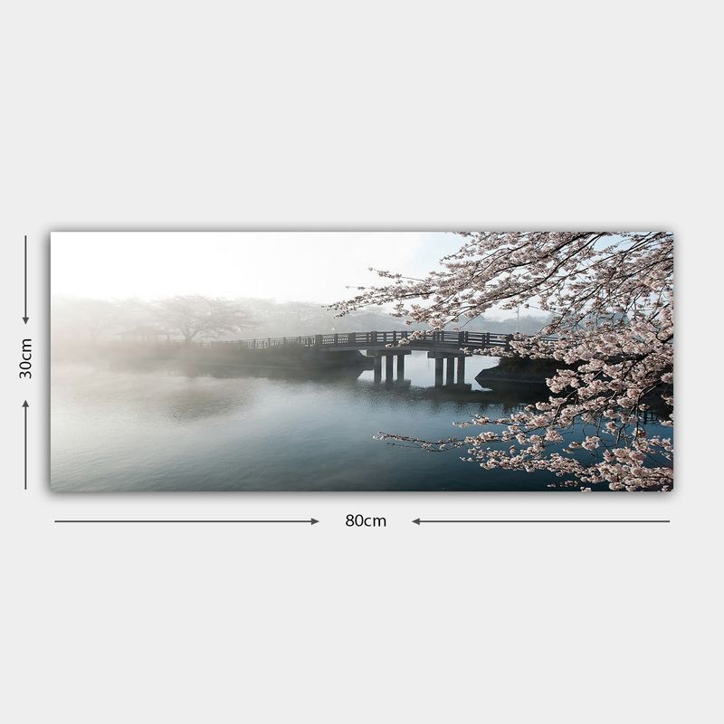 Casa si Gradina - Decoratiuni - Tablouri - Tablou decorativ pe panza, Wallxpert, multicolor, 30x80 cm, 100% panza, rama lemn, 483TNS1283 - Infinity.ro