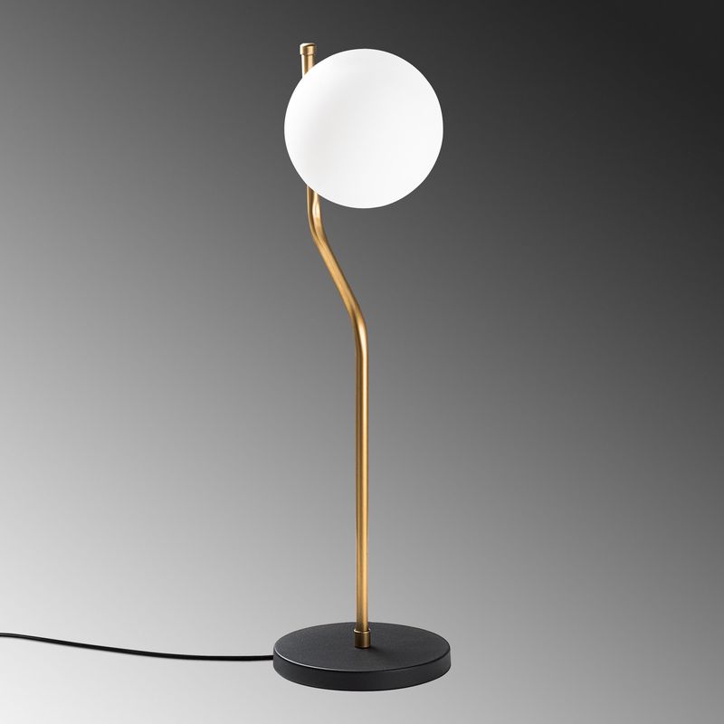 Casa si Gradina - Corpuri si surse de iluminat - Veioze si lampi - Veioze - Veioza, Opviq, metal, negru, 18x18x61 cm - Infinity.ro