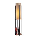 Casa si Gradina - Corpuri si surse de iluminat - Veioze si lampi - Lampadare - Lampadar, Opviq, metal, negru cupru, 25x25x130 cm, 211LMP1114 - Infinity.ro
