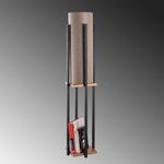 Casa si Gradina - Corpuri si surse de iluminat - Veioze si lampi - Lampadare - Lampadar, Opviq, metal, negru cupru, 25x25x130 cm, 211LMP1114 - Infinity.ro
