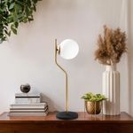 Casa si Gradina - Corpuri si surse de iluminat - Veioze si lampi - Veioze - Veioza, Opviq, metal, negru, 18x18x61 cm - Infinity.ro