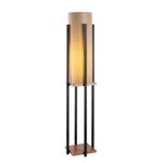 Casa si Gradina - Corpuri si surse de iluminat - Veioze si lampi - Lampadare - Lampadar, Opviq, metal, negru cupru, 25x25x130 cm, 211LMP1114 - Infinity.ro