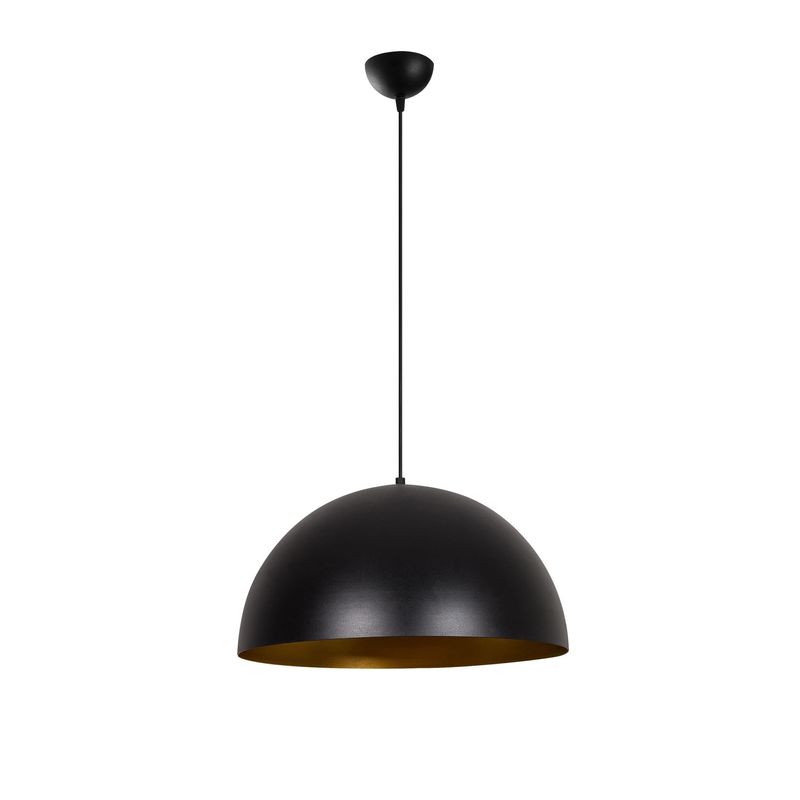 Casa si Gradina - Corpuri si surse de iluminat - Lustre si pendule - Lustra, Opviq, metal, negru auriu, diametru 50 cm, inaltime reglabila - Infinity.ro