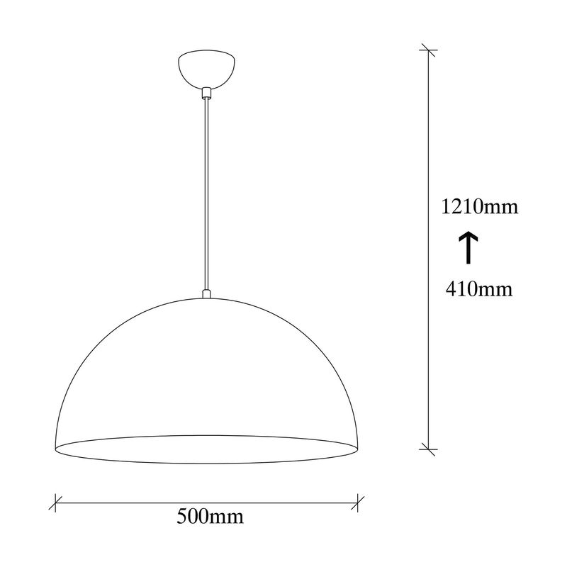 Casa si Gradina - Corpuri si surse de iluminat - Lustre si pendule - Lustra, Opviq, metal, negru auriu, diametru 50 cm, inaltime reglabila - Infinity.ro