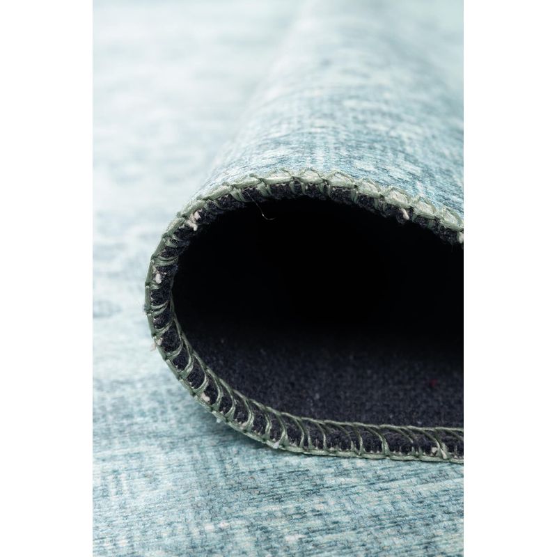 Casa si Gradina - Textile si covoare - Covoare - Covoare casa - Covor, Conceptum Hypnose, albastru gheata, 75x230 cm, 100% poliester - Infinity.ro