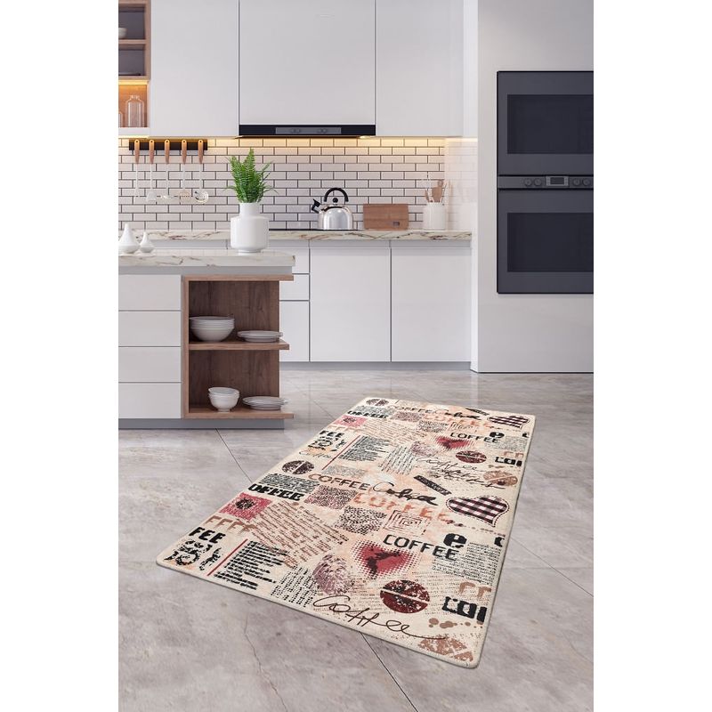 Casa si Gradina - Textile si covoare - Covoare - Covorase intrare - Covoras de hol, Conceptum Hypnose, multicolor, 80x200 cm, 100% poliester, antiderapant, 882CHL1586 - Infinity.ro