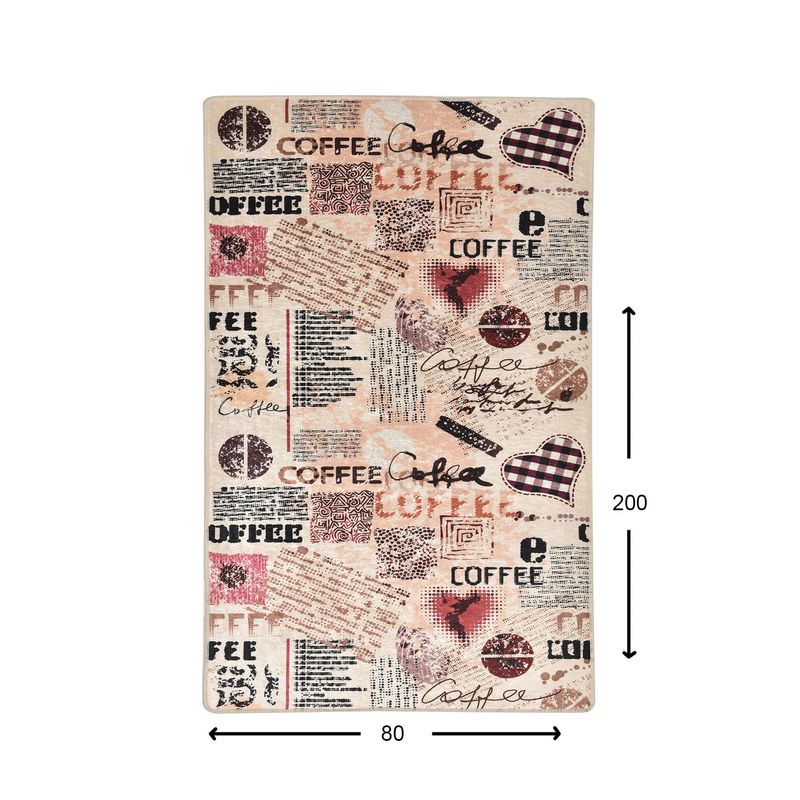 Casa si Gradina - Textile si covoare - Covoare - Covorase intrare - Covoras de hol, Conceptum Hypnose, multicolor, 80x200 cm, 100% poliester, antiderapant, 882CHL1586 - Infinity.ro