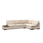 Casa si Gradina - Mobilier - Canapele si coltare - Coltare - Coltar, Hanah Home, cadru lemn fag, bej, 313x193x97 cm - Infinity.ro